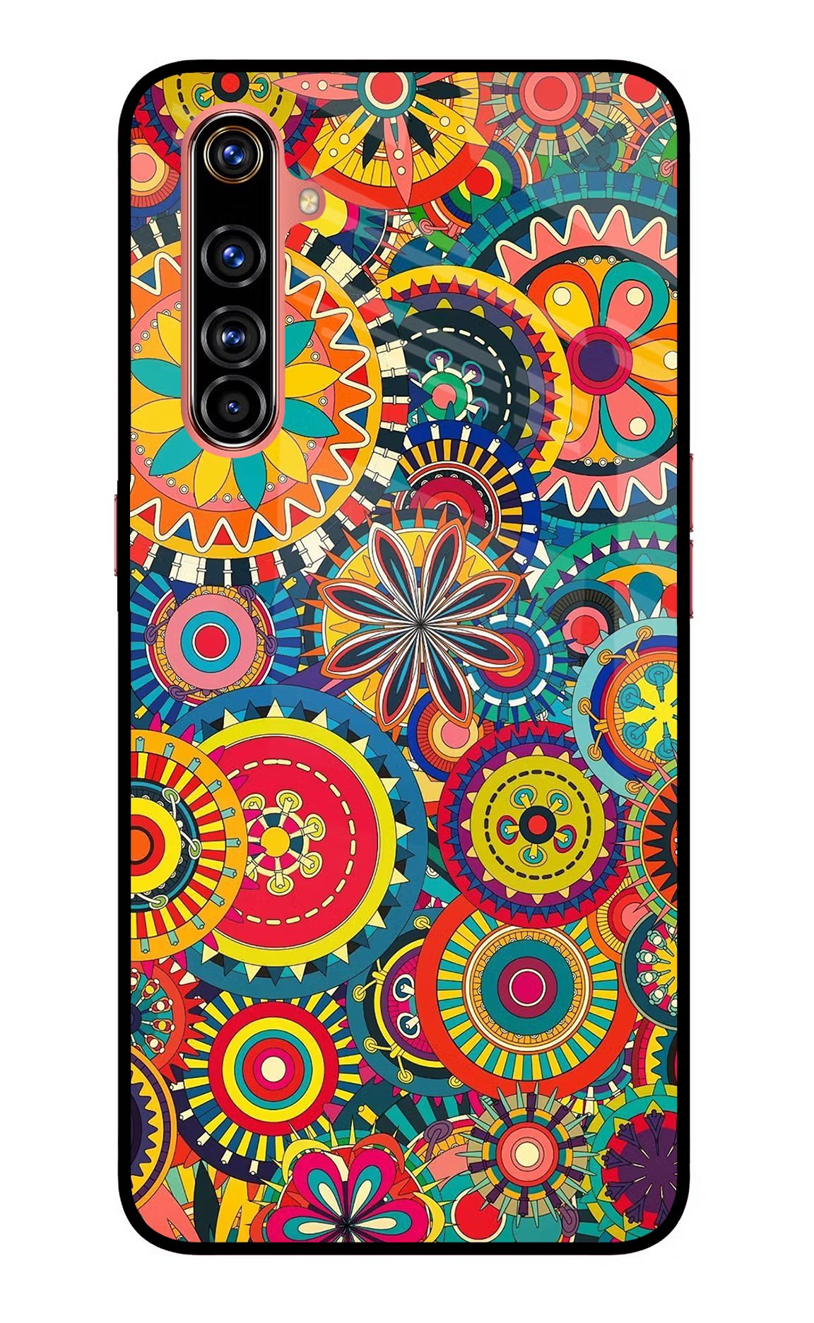 Gol Gol Art Realme X50 Pro Glass Case Back Cover by Casekaro