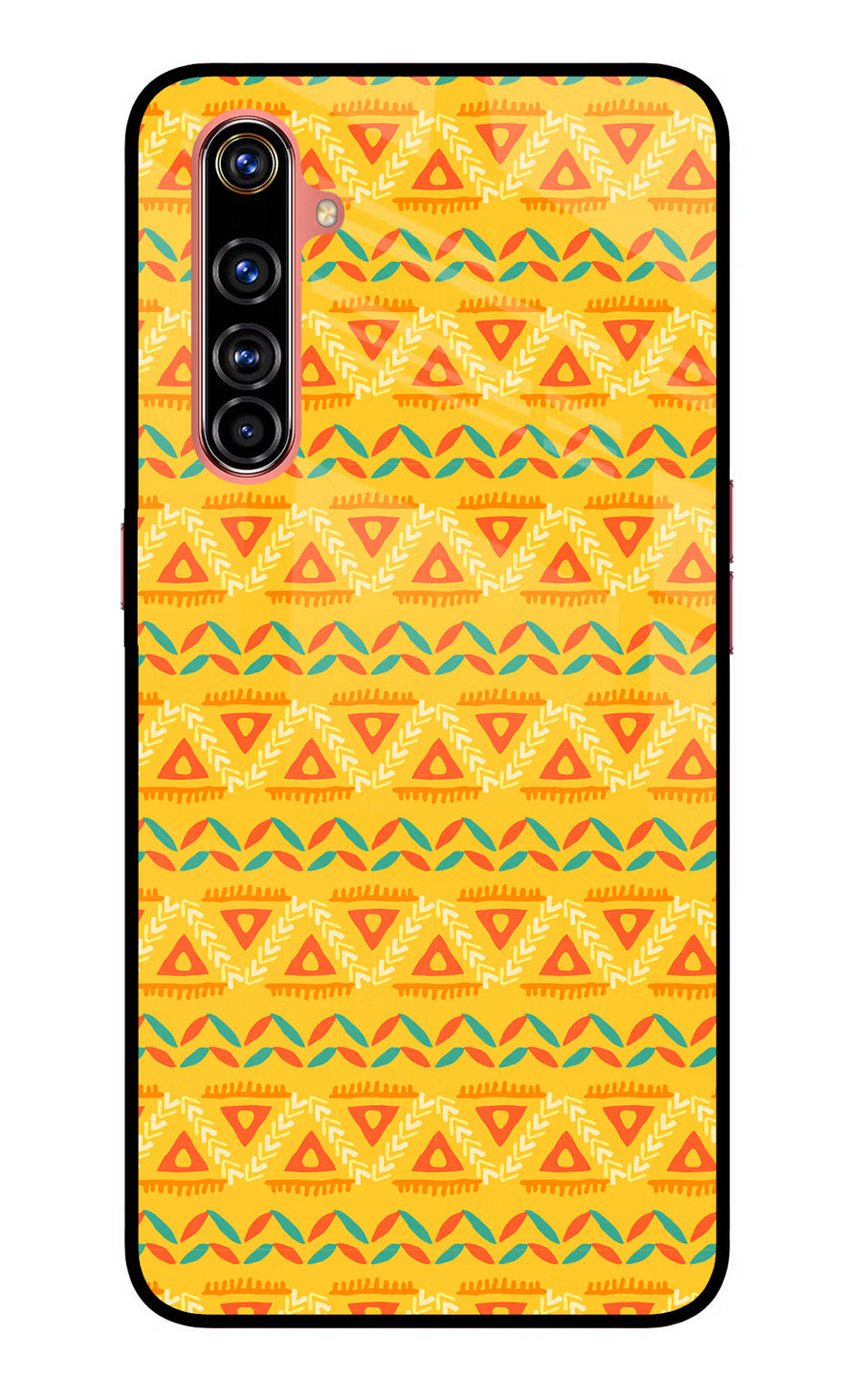 Tribal Pattern Realme X50 Pro Back Cover, Glass case