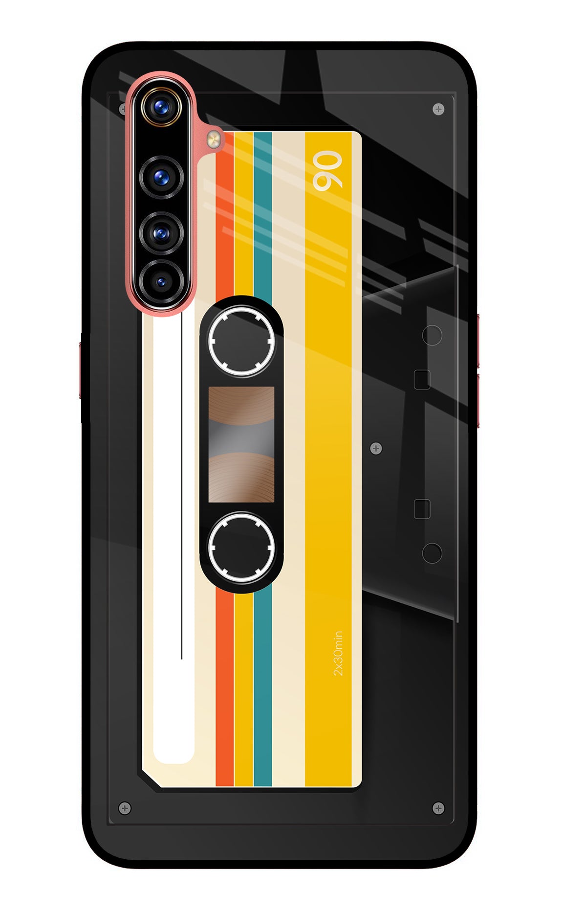 Tape Cassette Realme X50 Pro Glass Case