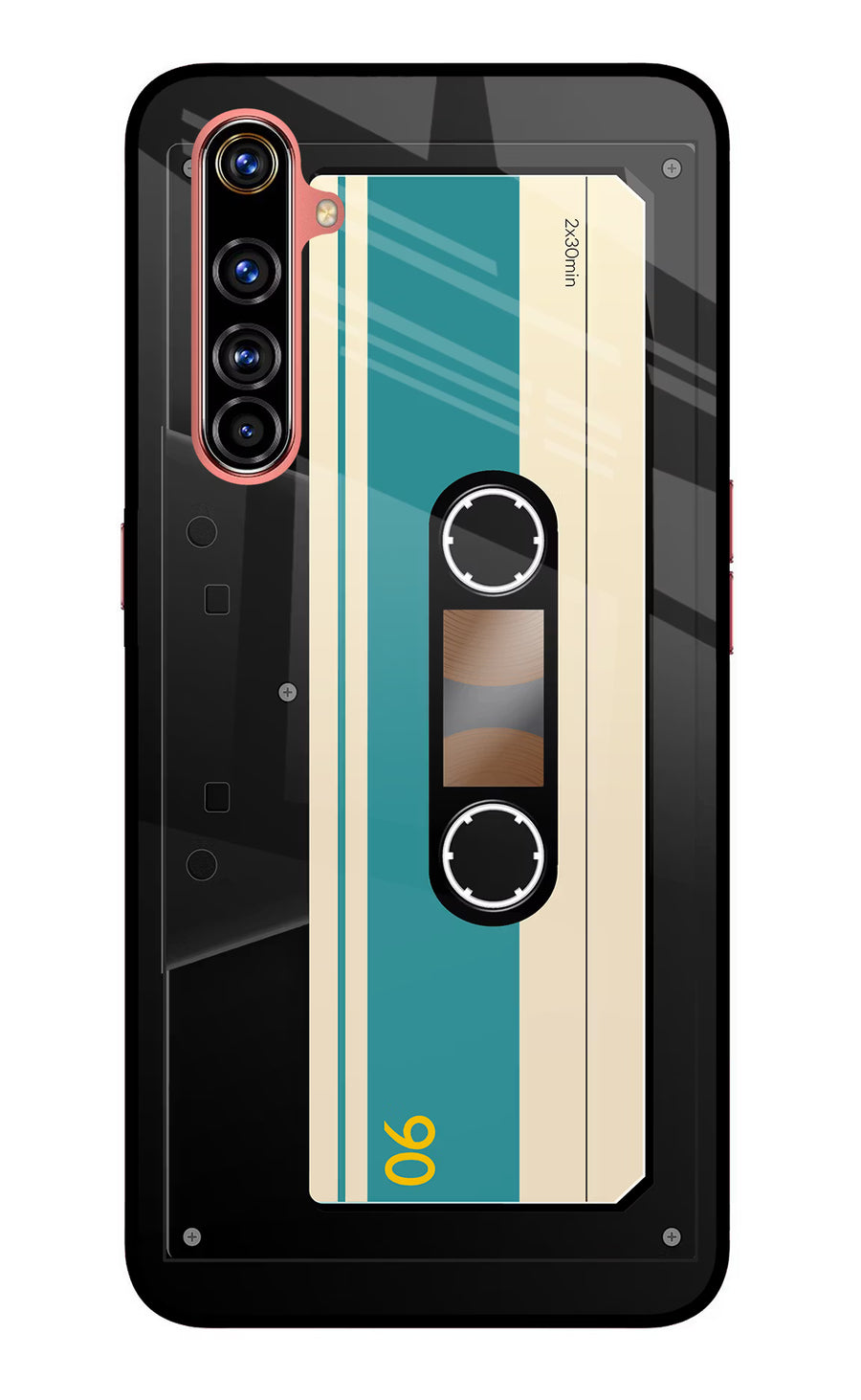 Cassette Realme X50 Pro Back Cover, Glass case