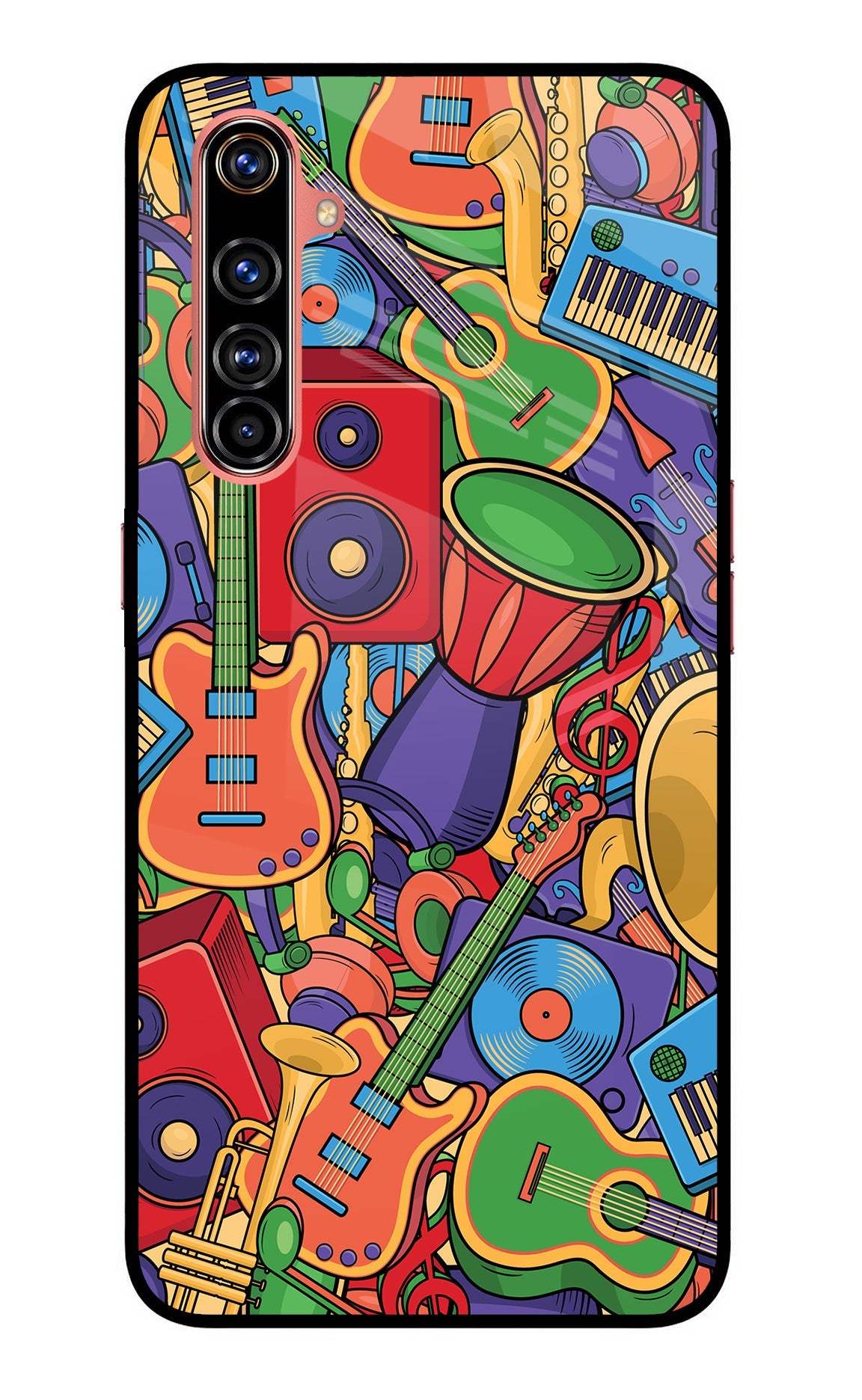 Music Instrument Doodle Realme X50 Pro Back Cover