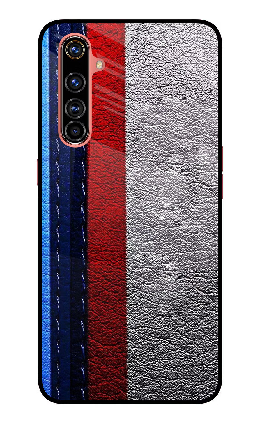 BMW Stripes Realme X50 Pro Back Cover, Glass case
