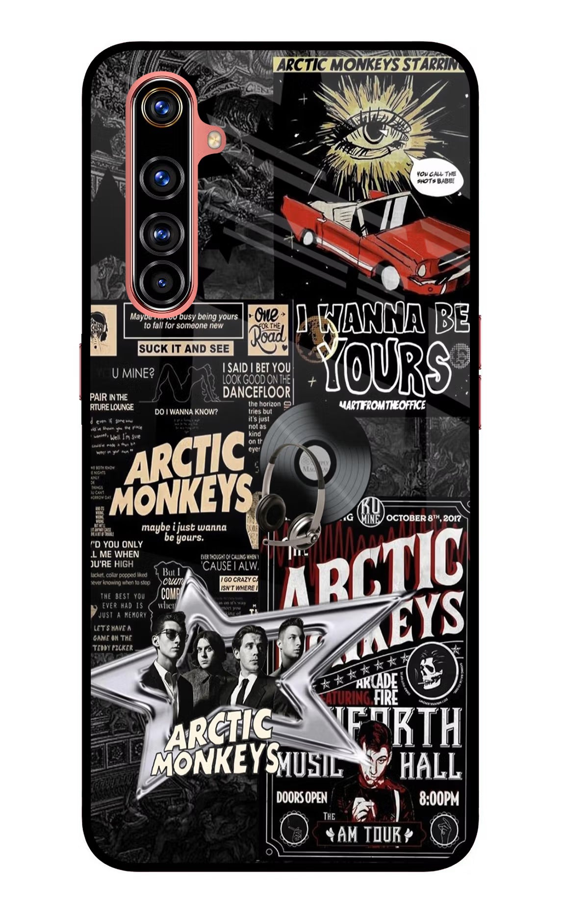 Arctic Monkeys Realme X50 Pro Glass Case Back Cover by Casekaro