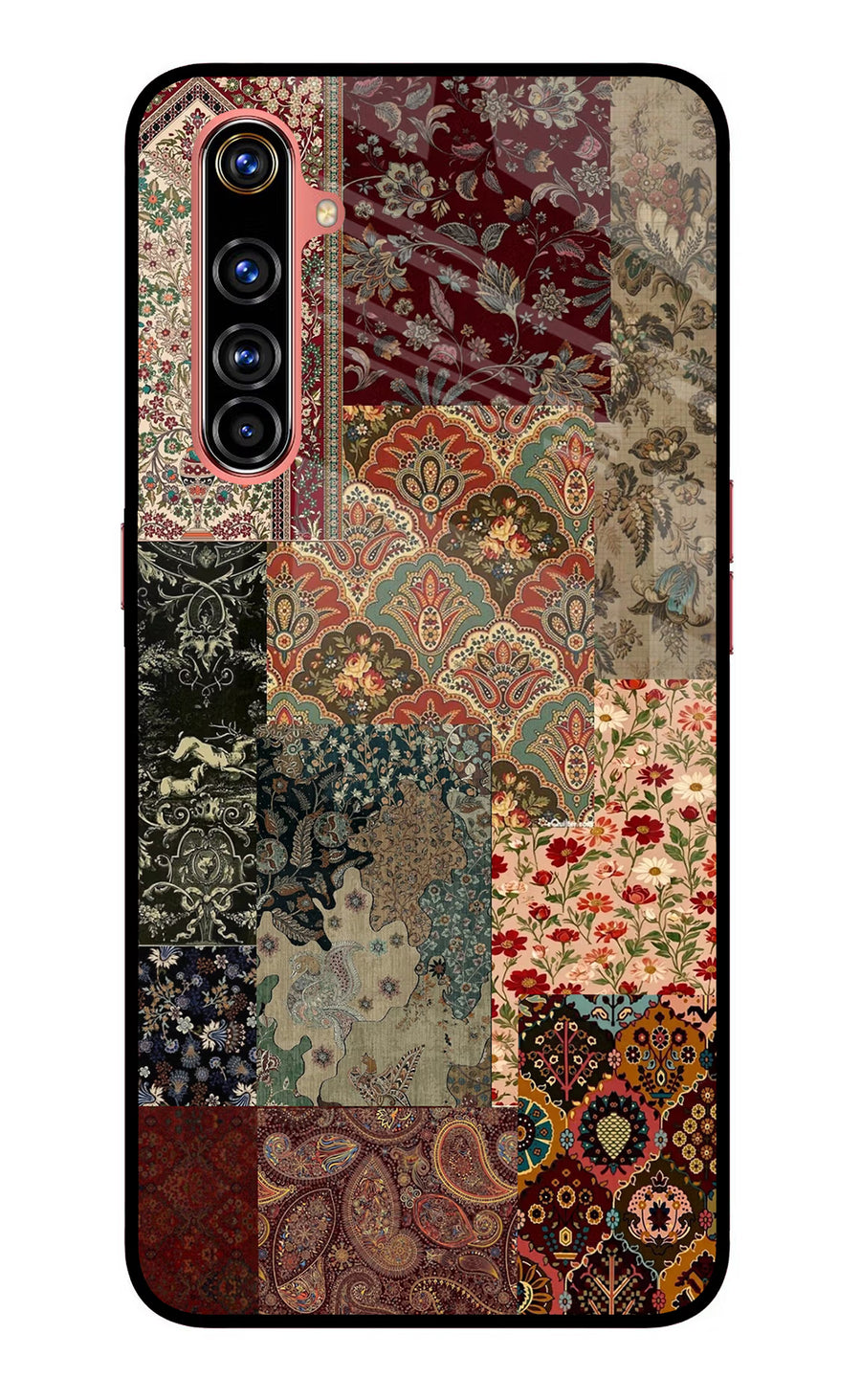 Desi Print Realme X50 Pro Back Cover, Glass case