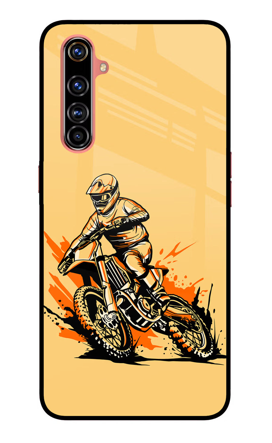 Off-Road Fury Realme X50 Pro Back Cover, Glass case