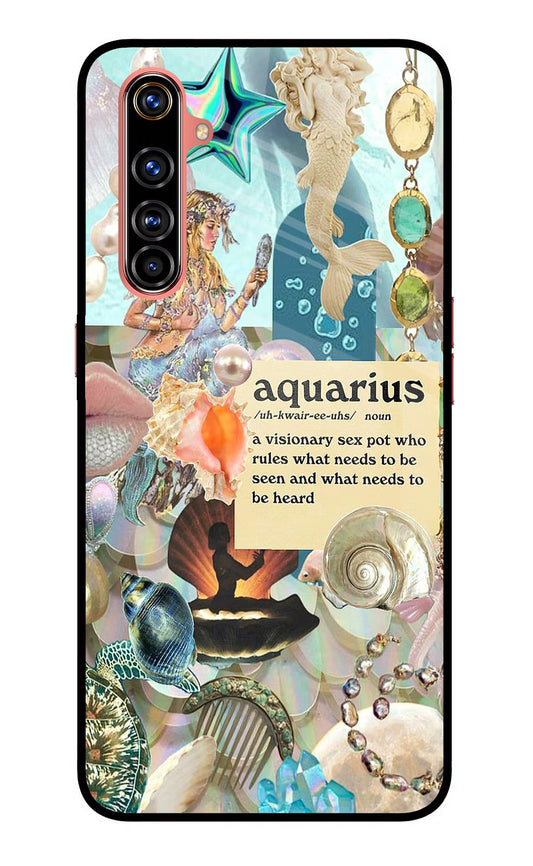 Aquarius Zodiac Realme X50 Pro Glass Case