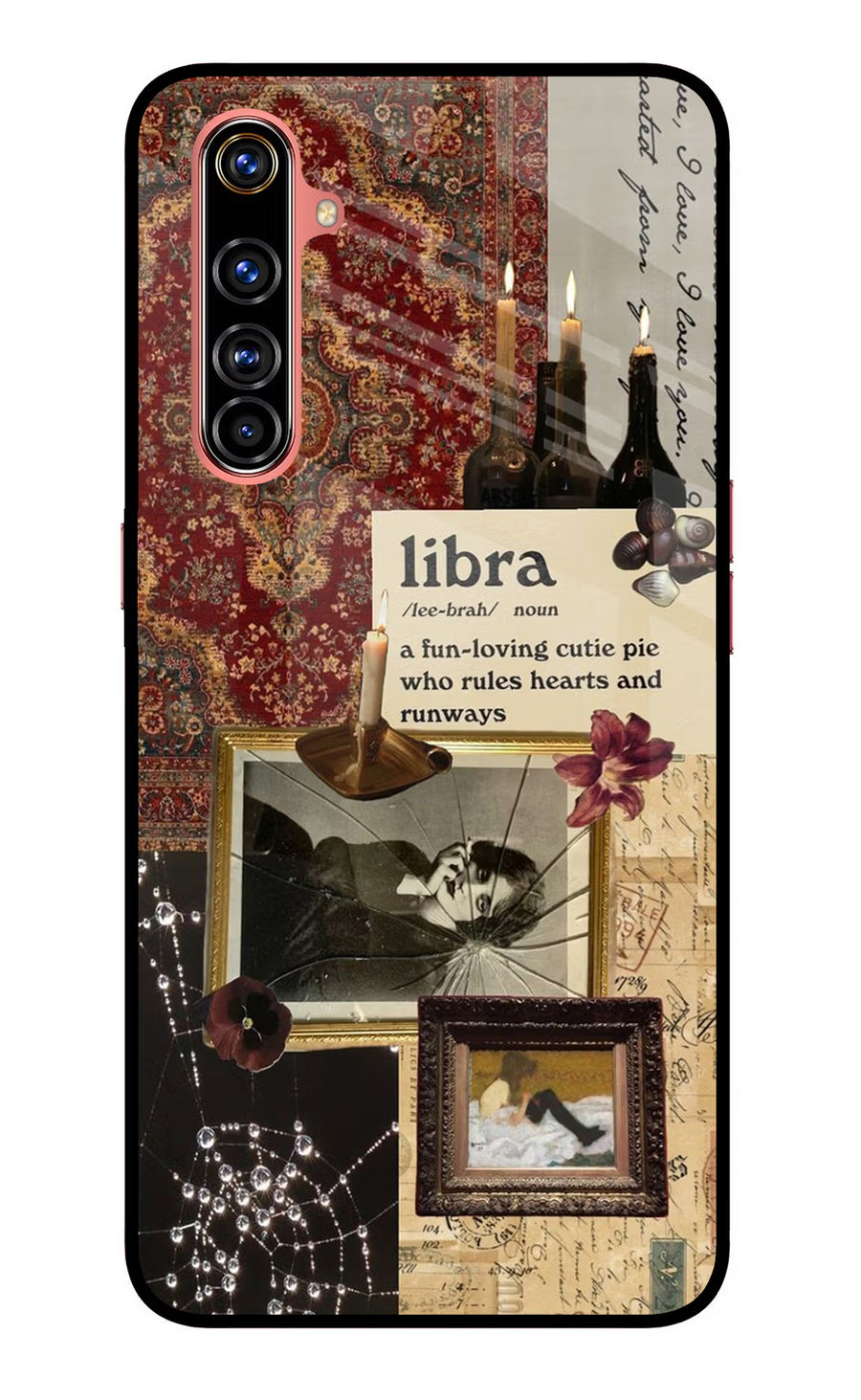 Libra Zodiac Realme X50 Pro Back Cover, Glass case