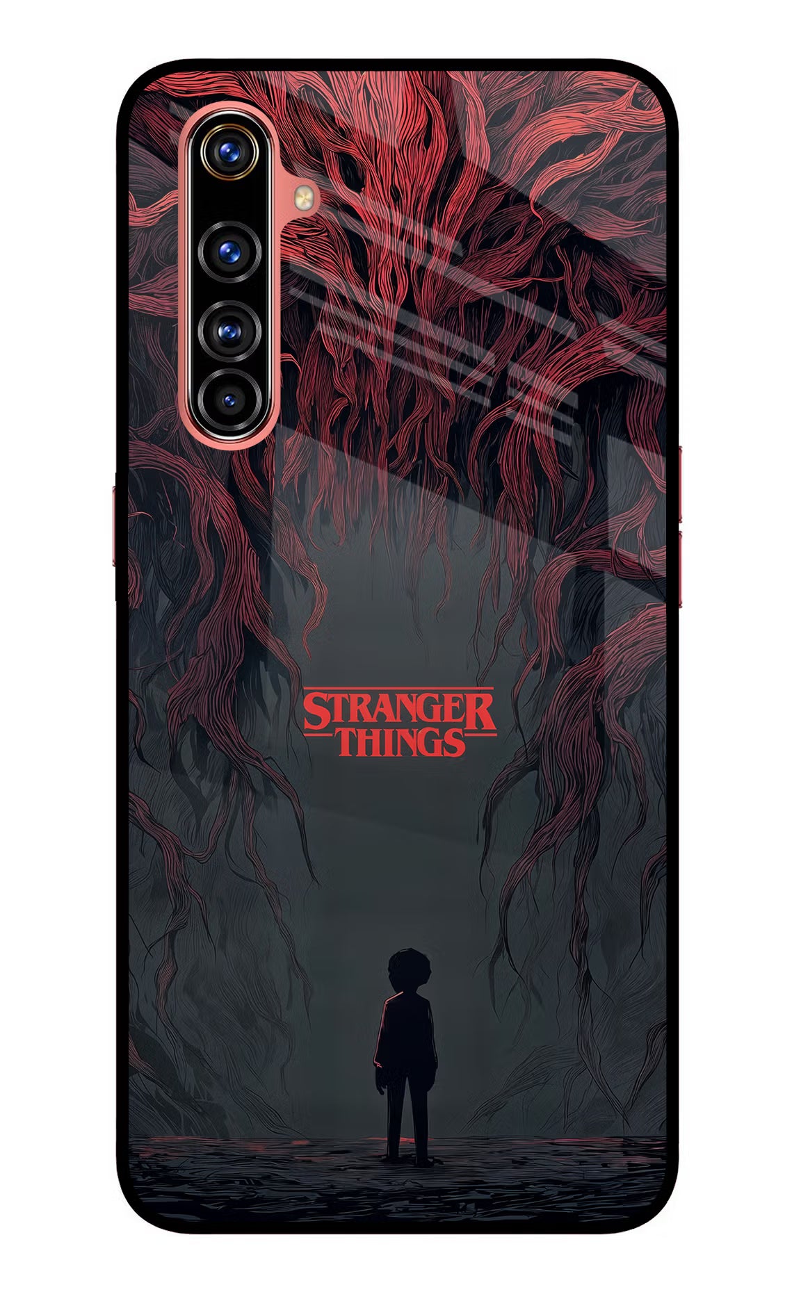 Ordinary Things Dark Side Realme X50 Pro Glass Case Back Cover by Casekaro