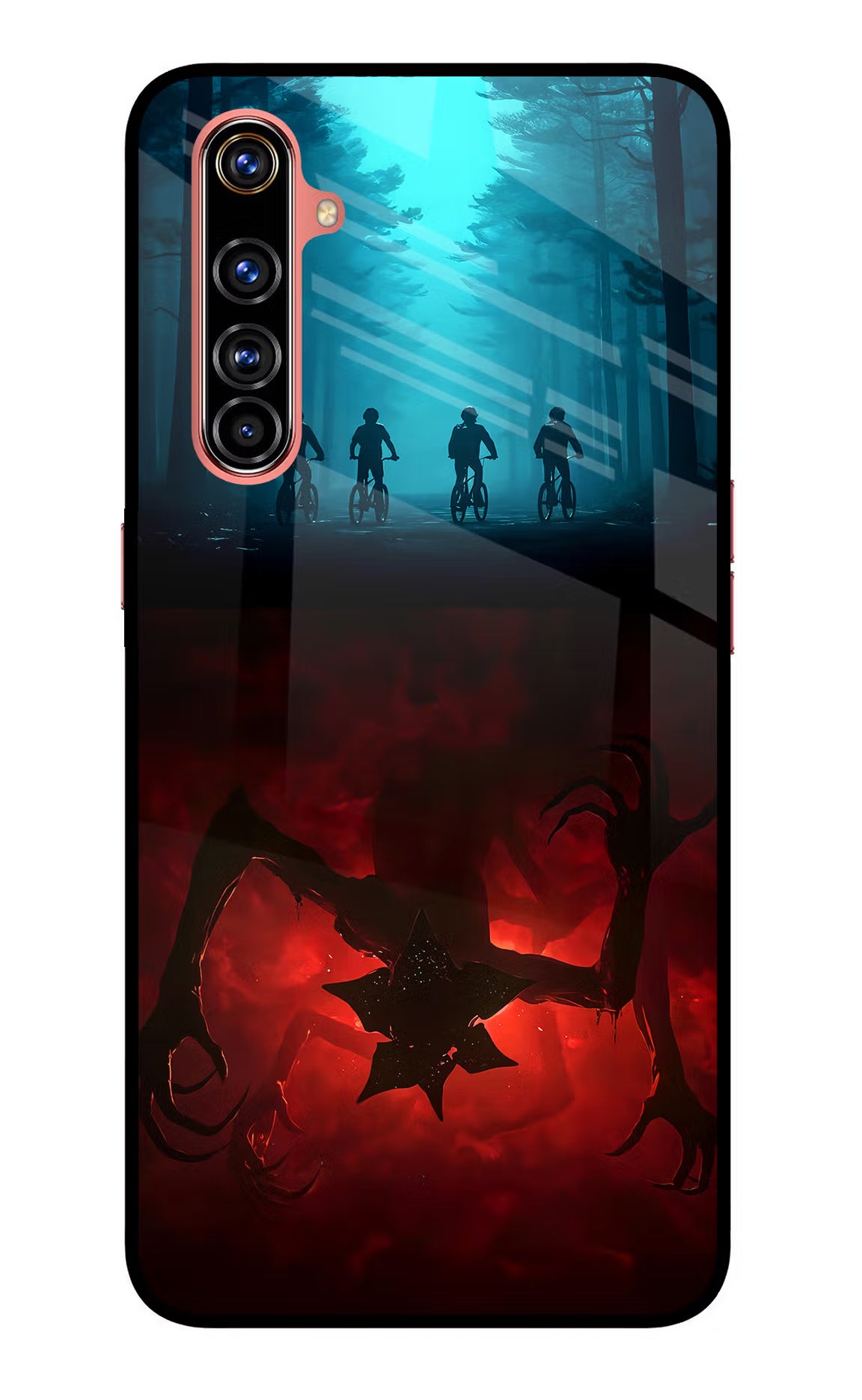 Ordinary Things Downside Up Realme X50 Pro Glass Case Back Cover by Casekaro