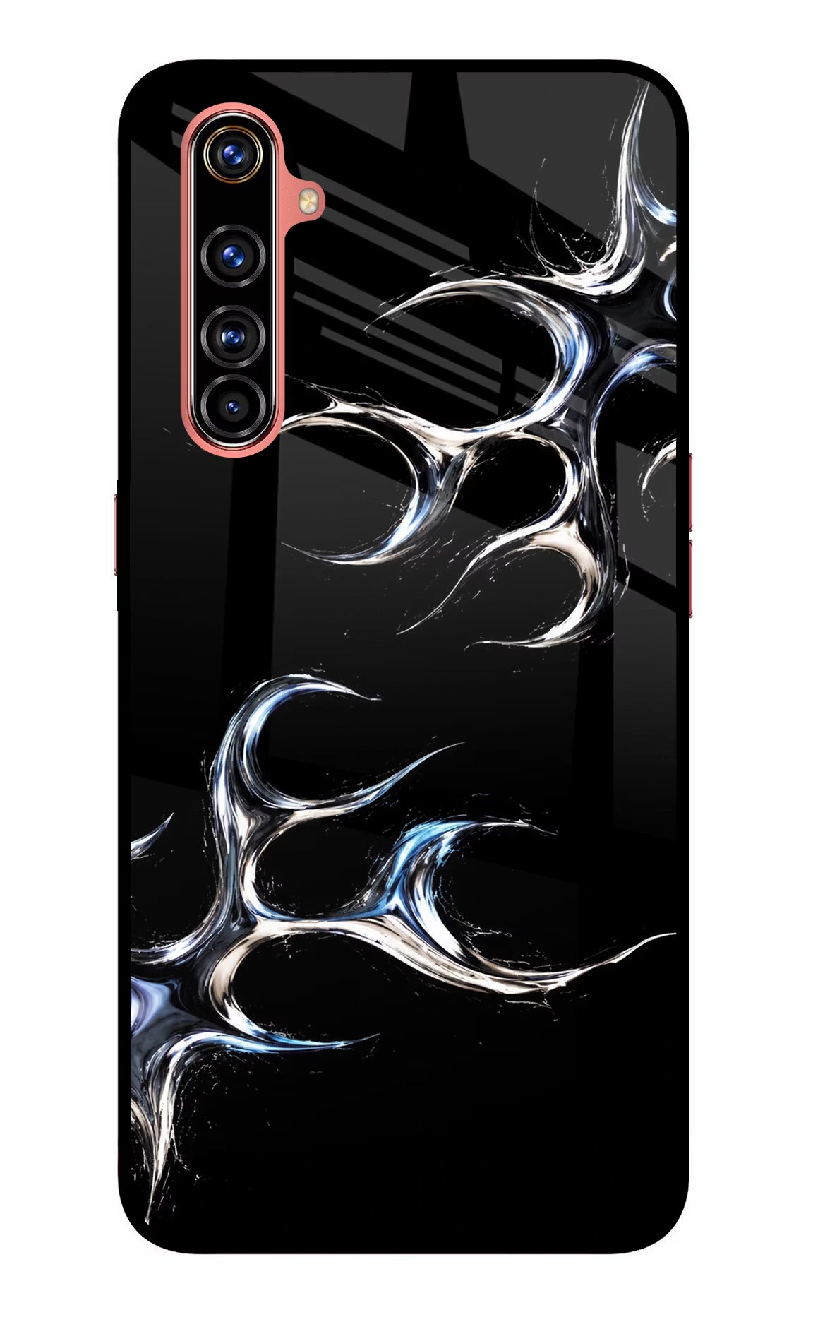Chrome Tribal Realme X50 Pro Glass Case Back Cover by Casekaro