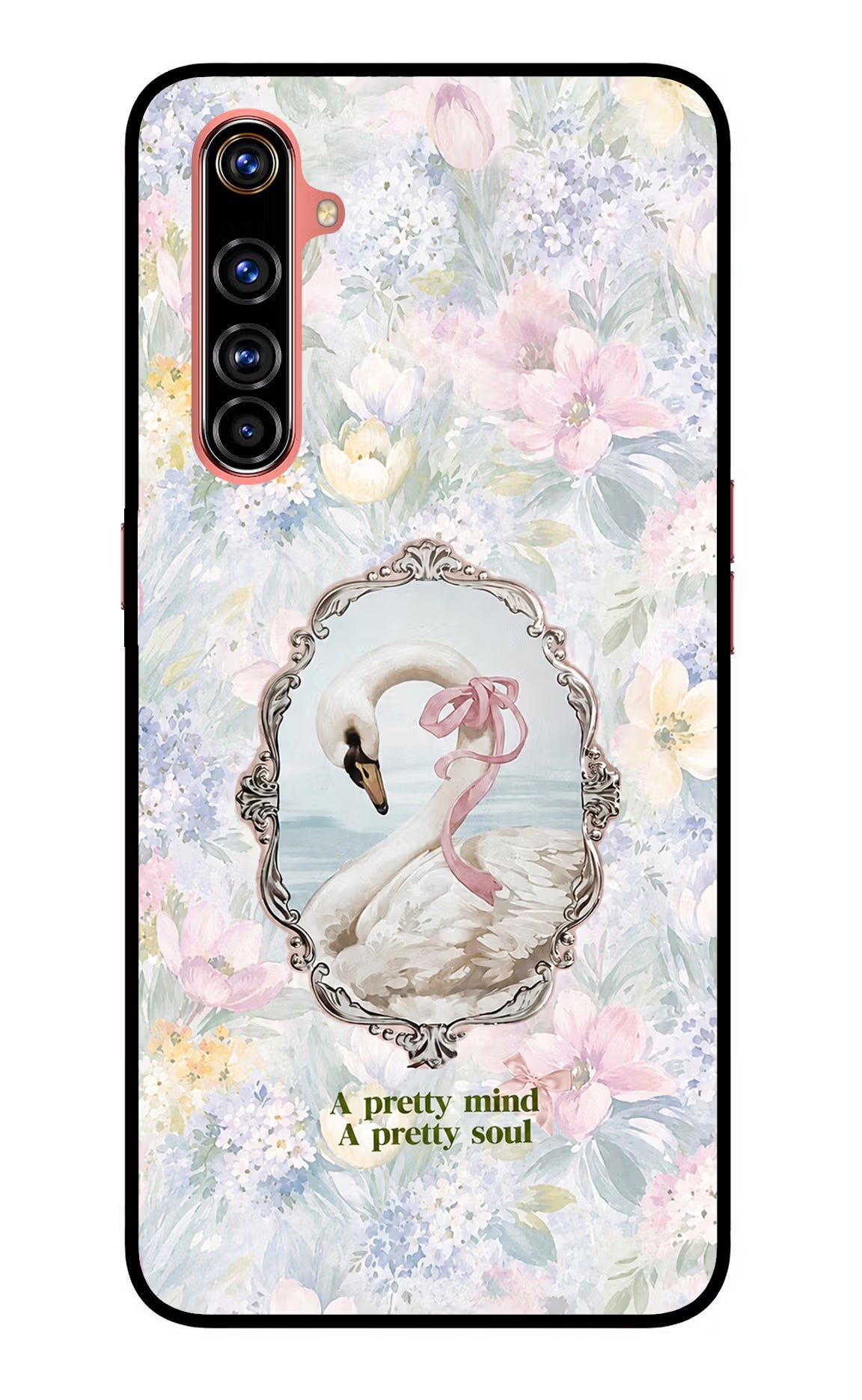 Pretty Mind Pretty Soul Realme X50 Pro Glass Case