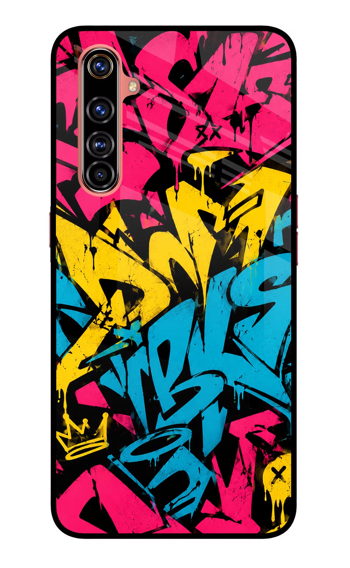 Graffiti Vibe Realme X50 Pro Glass Case