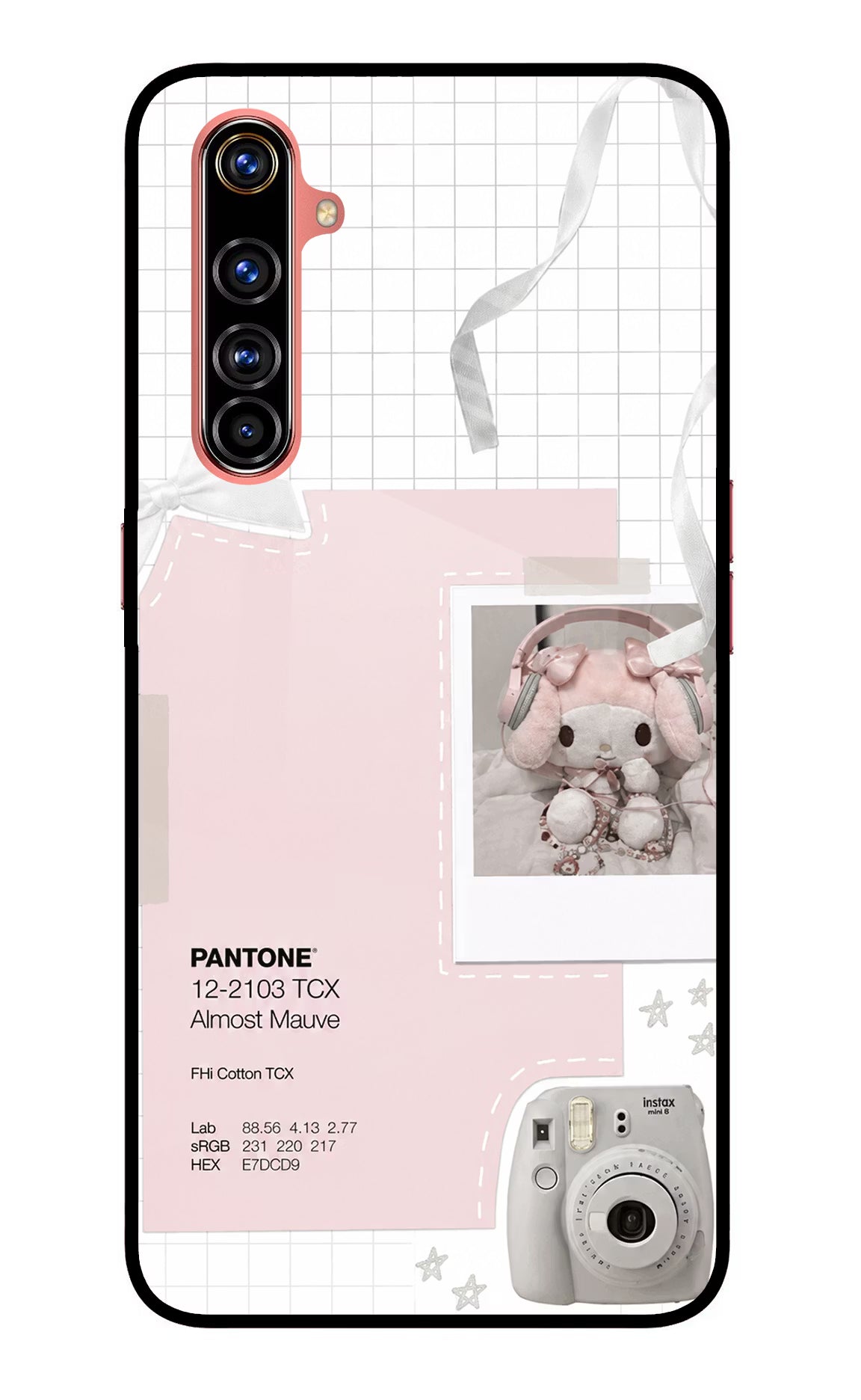 Pantone Asthetic Realme X50 Pro Glass Case