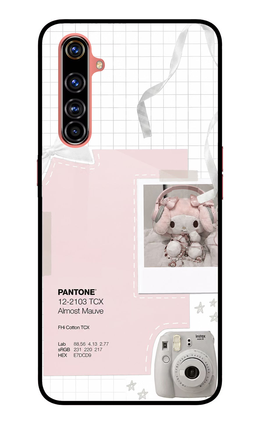 Pantone Asthetic Realme X50 Pro Back Cover, Glass case