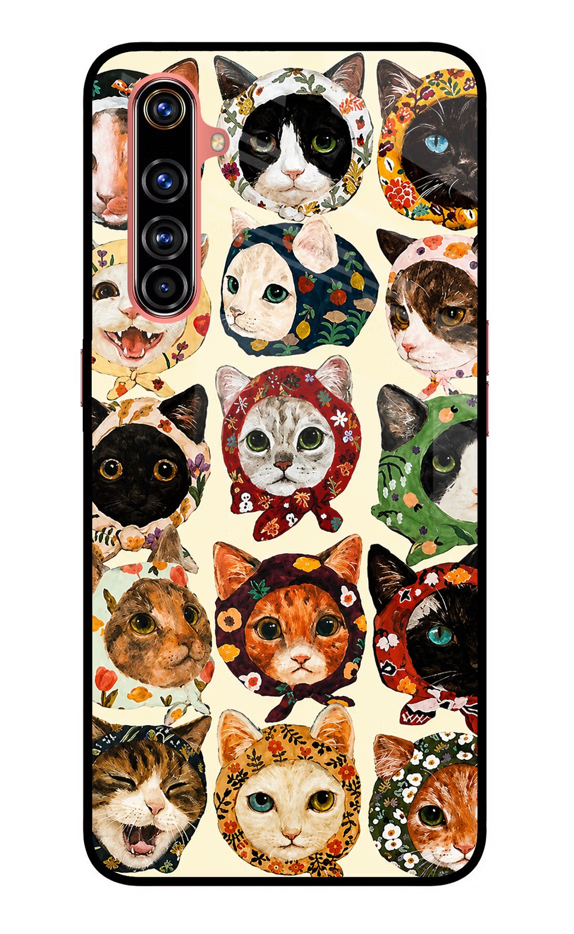 Cool Cat Realme X50 Pro Glass Case