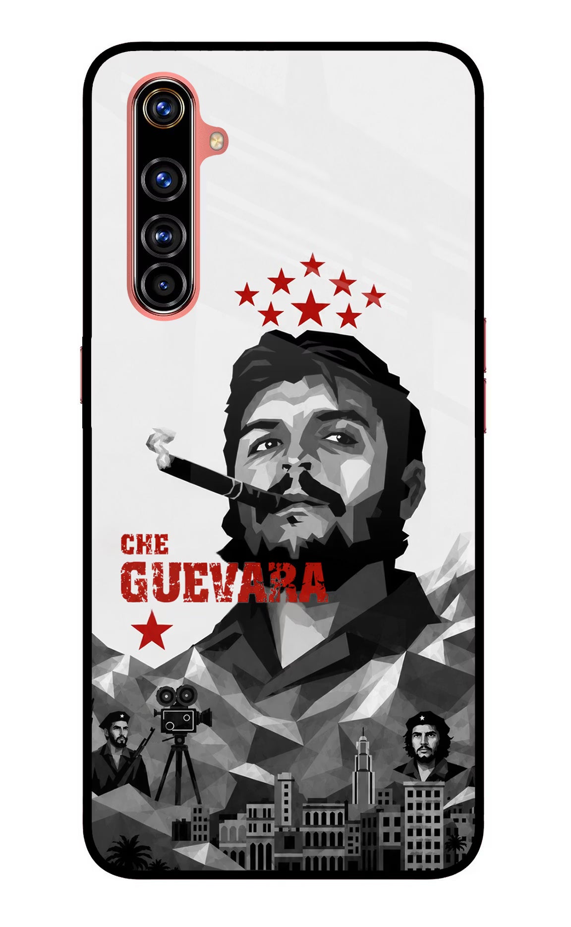 Che Guevara Iconic Realme X50 Pro Glass Case