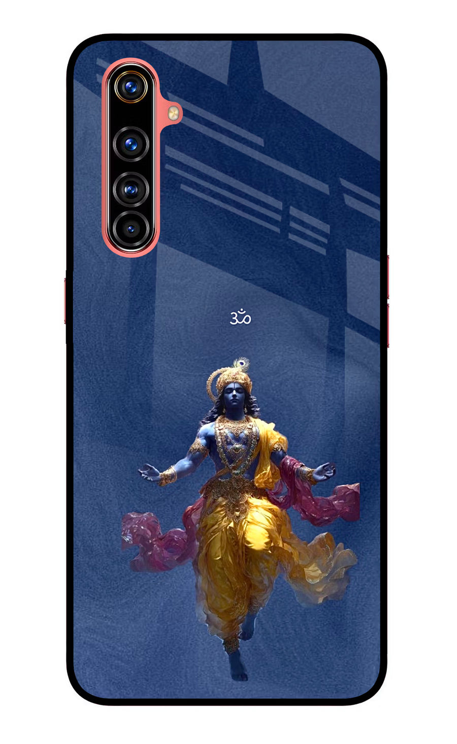 Cosmic Krishna Realme X50 Pro Back Cover, Glass case