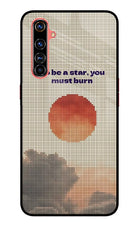 Pixel Sun Realme X50 Pro Glass Case Back Cover by Casekaro
