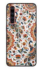 White Mayura Realme X50 Pro Glass Case