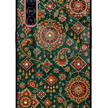 Green Pataka Realme X50 Pro Glass Case
