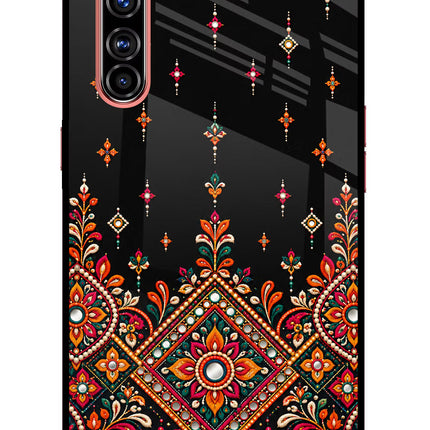 Noir Mehfil Realme X50 Pro Glass Case