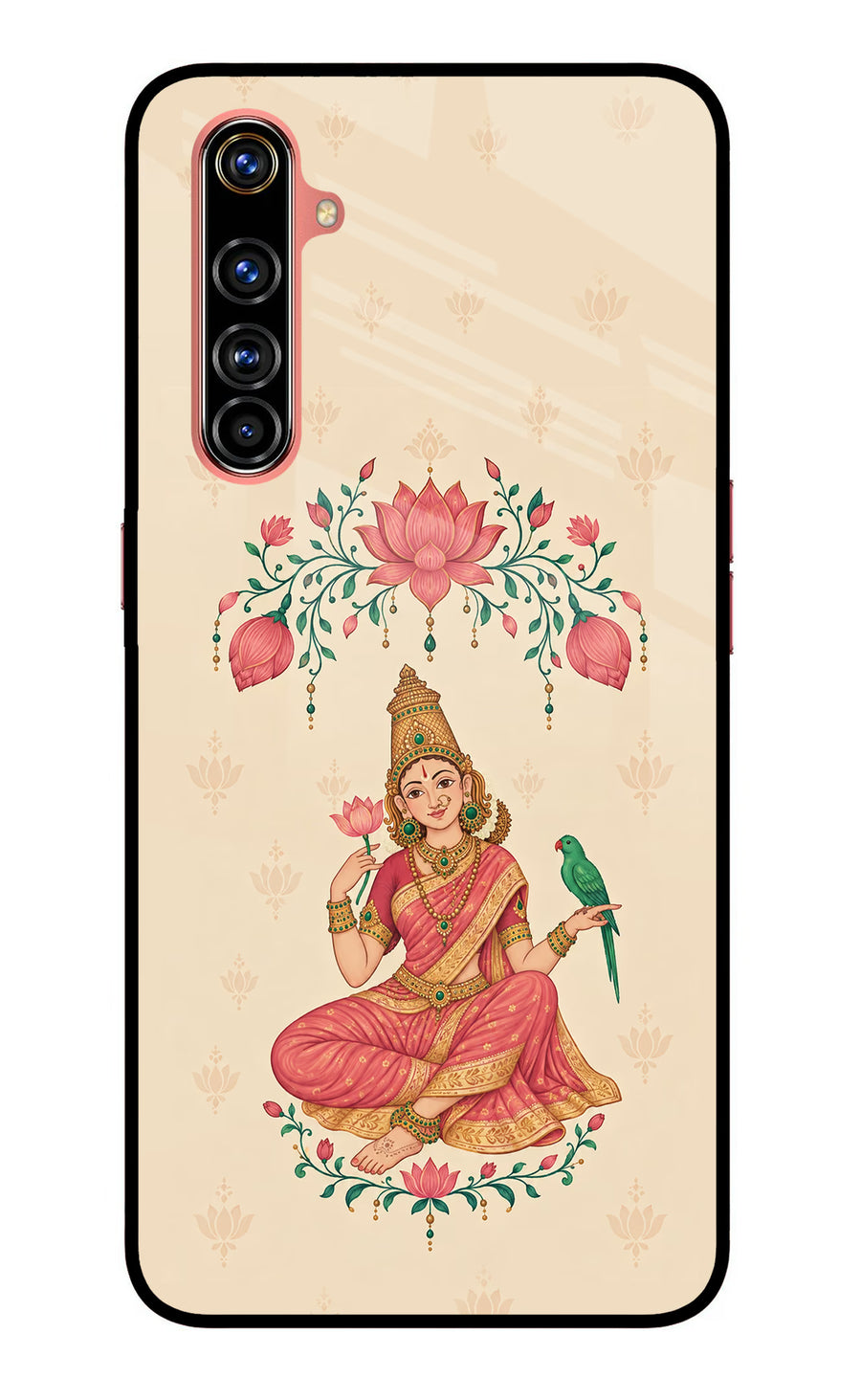 Goddess Lakshmi Realme X50 Pro Back Cover, Glass case