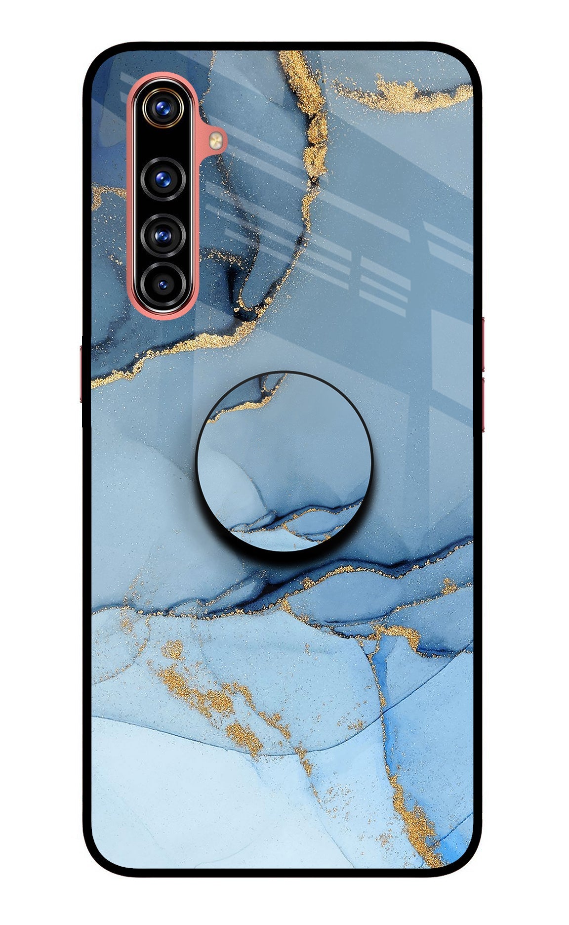 Blue Marble Realme X50 Pro Glass Case