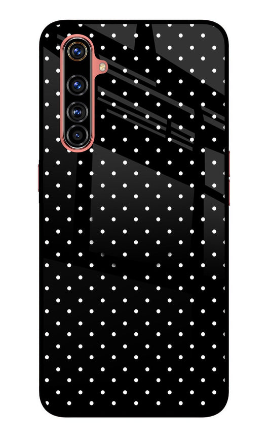 White Dots Realme X50 Pro Glass Case