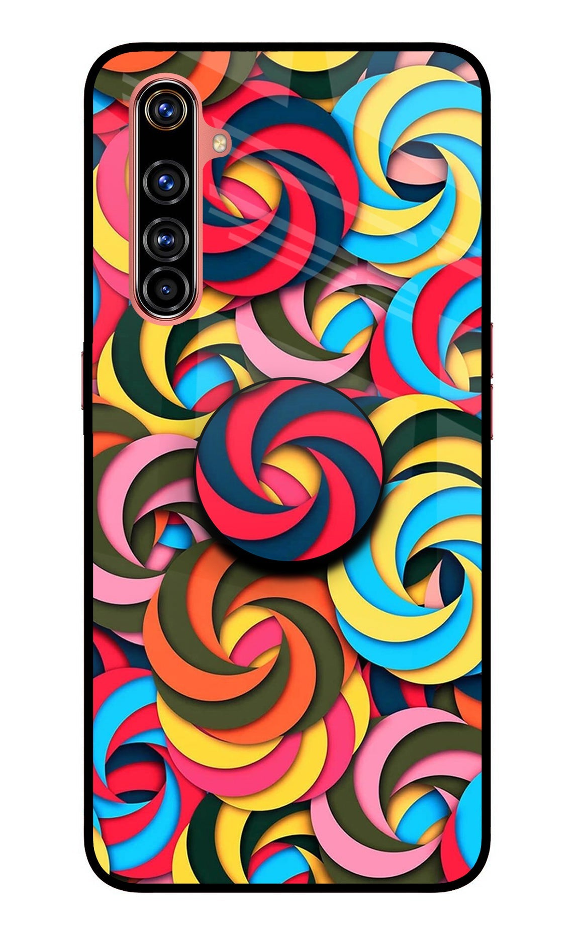 Spiral Pattern Realme X50 Pro Pop Case