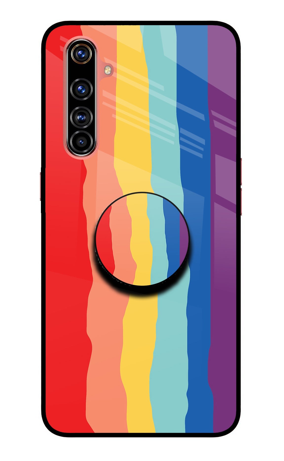 Rainbow Realme X50 Pro Glass Case