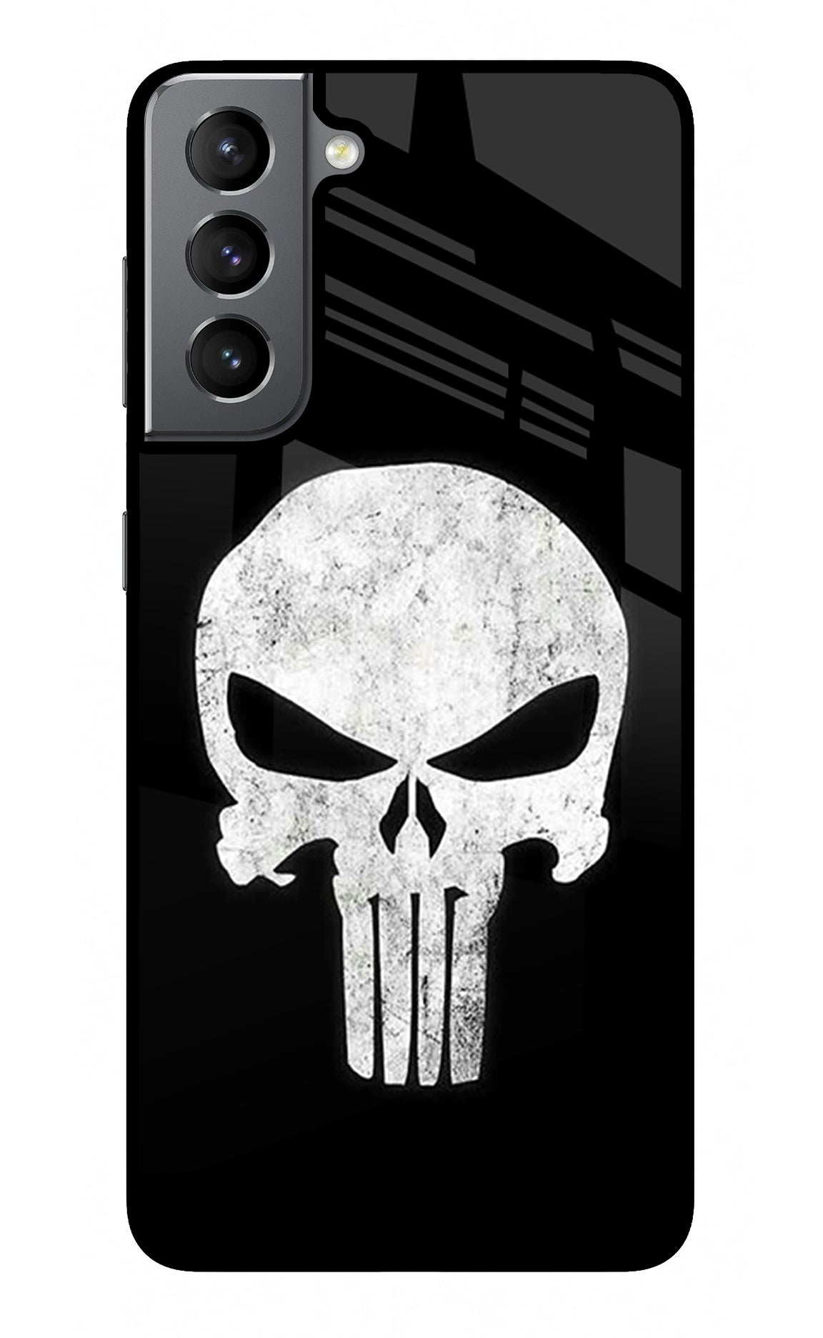 Punisher Skull Samsung S21 Glass Case