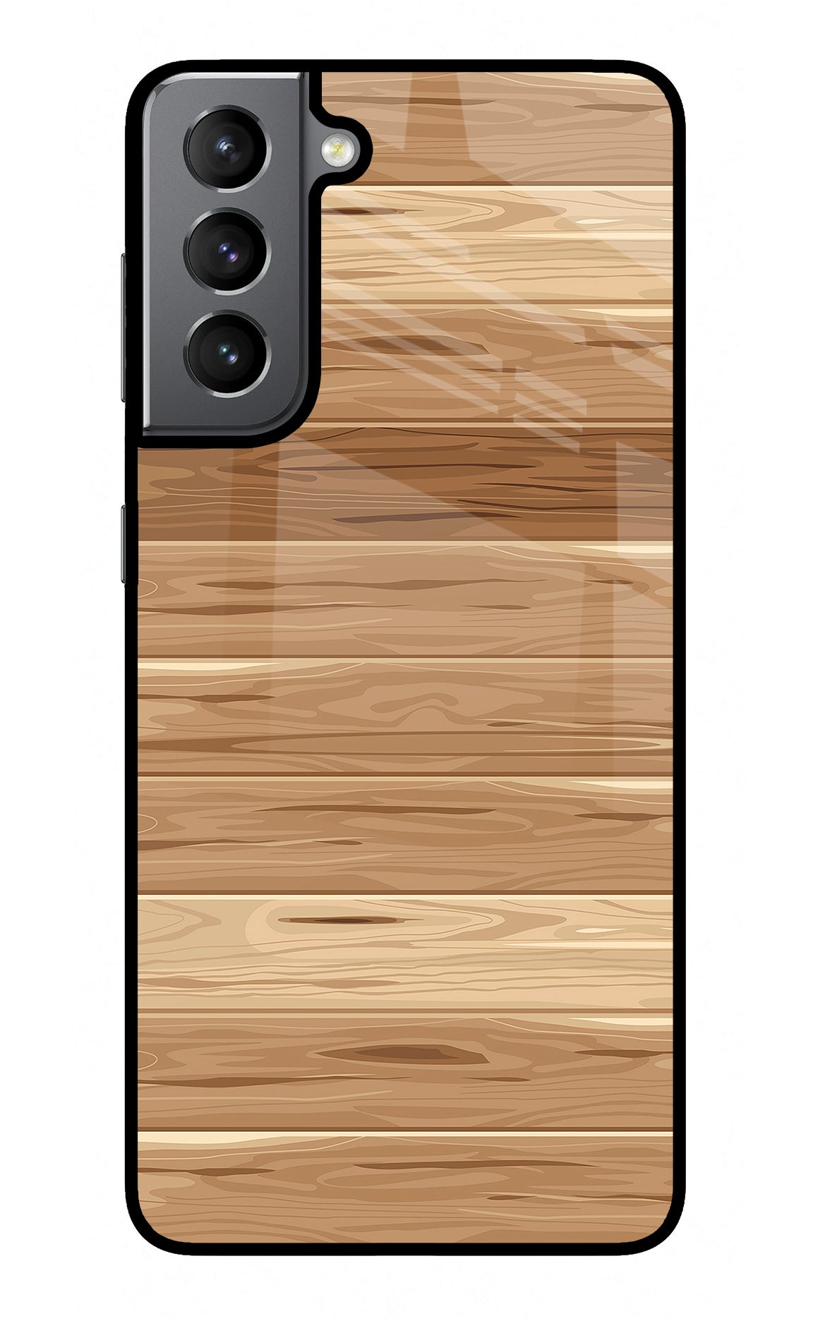 Wooden Vector Samsung S21 Back Cover