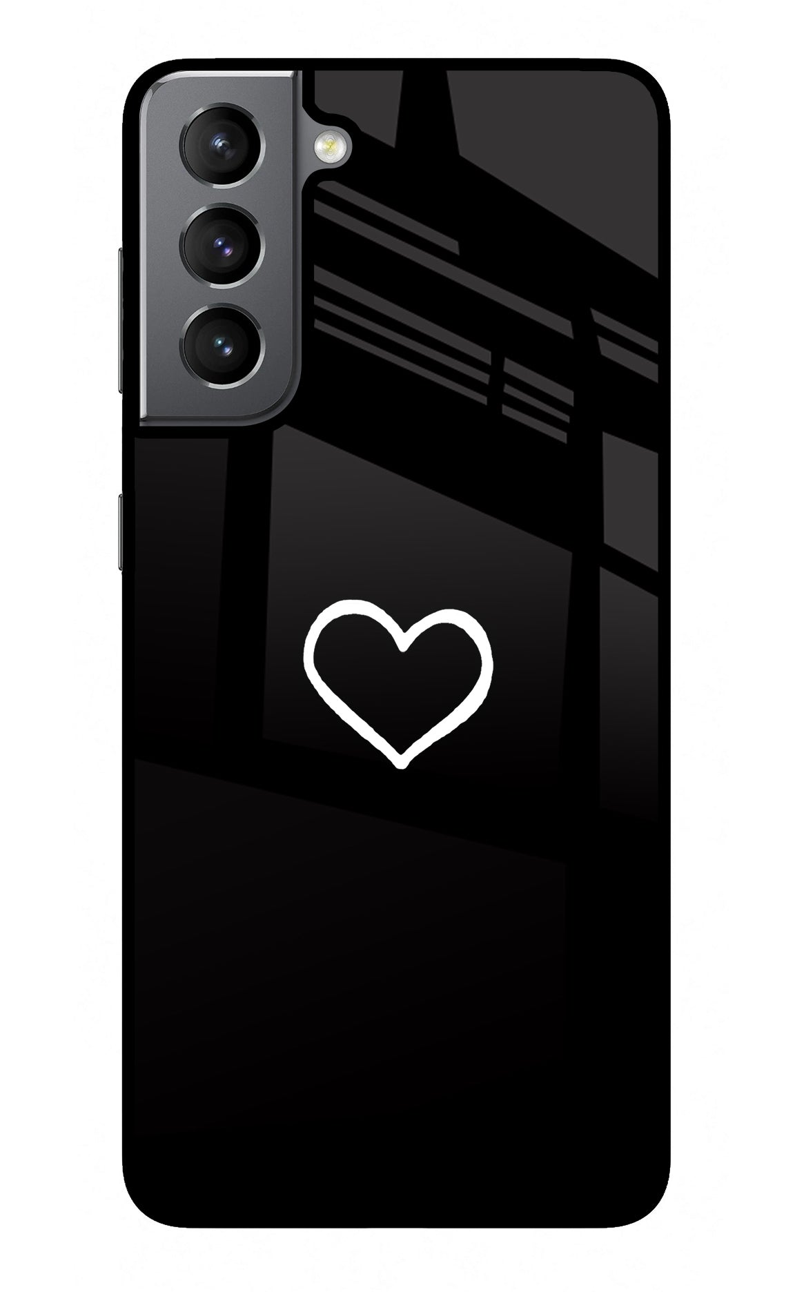 Heart Samsung S21 Glass Case