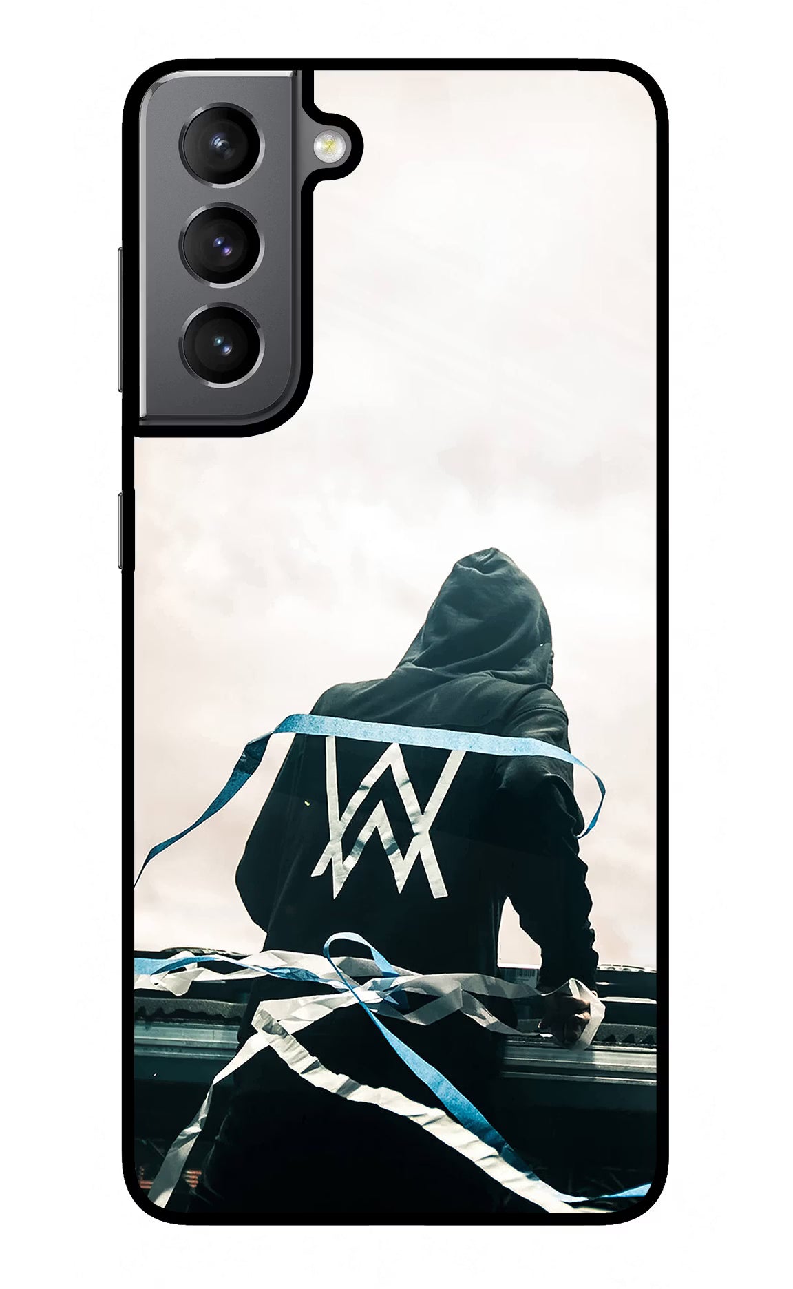 Alan Walker Samsung S21 Glass Case Back Cover by Casekaro