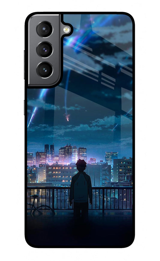 Anime Samsung S21 Glass Case