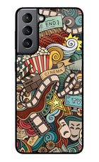 Cinema Abstract Samsung S21 Glass Case