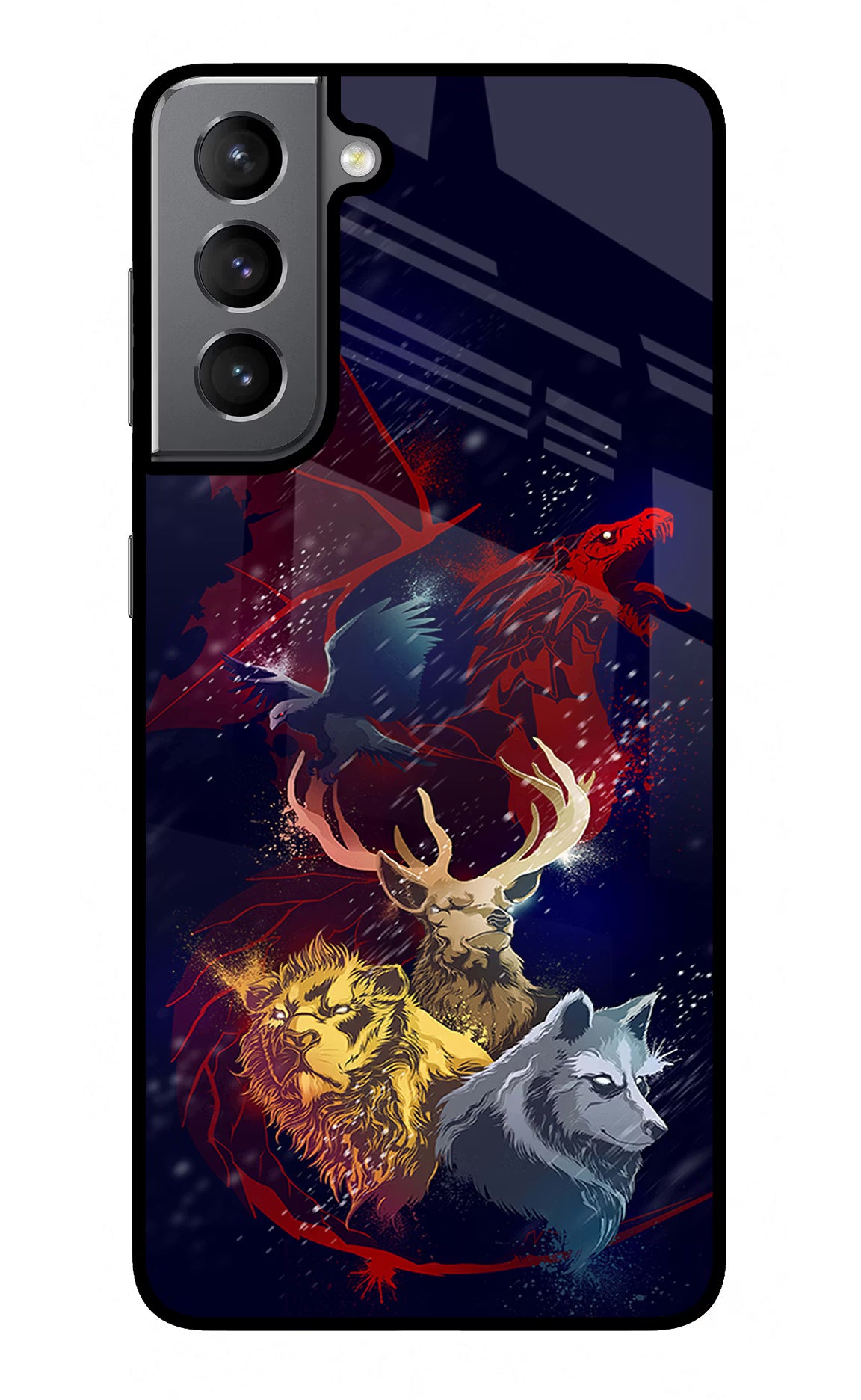 Game Of Thrones Samsung S21 Glass Case Back Cover by Casekaro