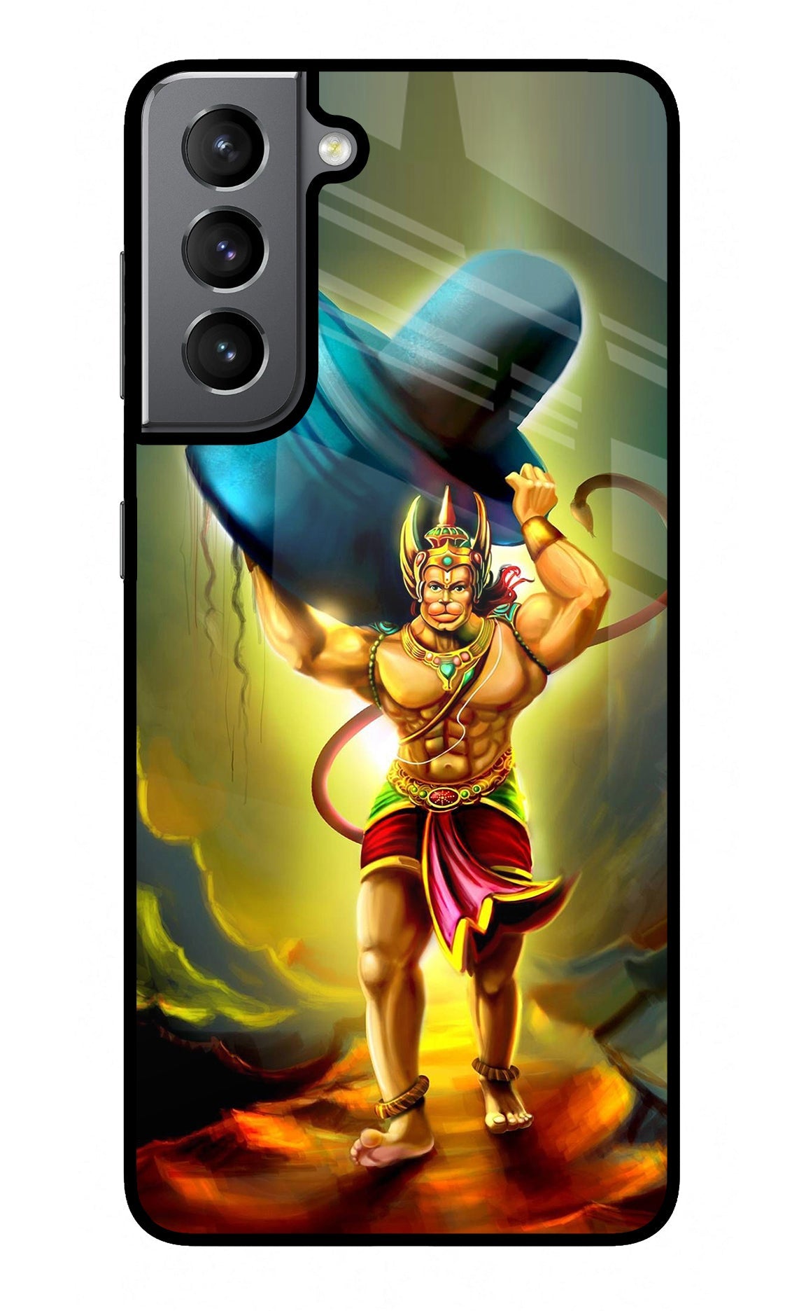 Lord Hanuman Samsung S21 Glass Case