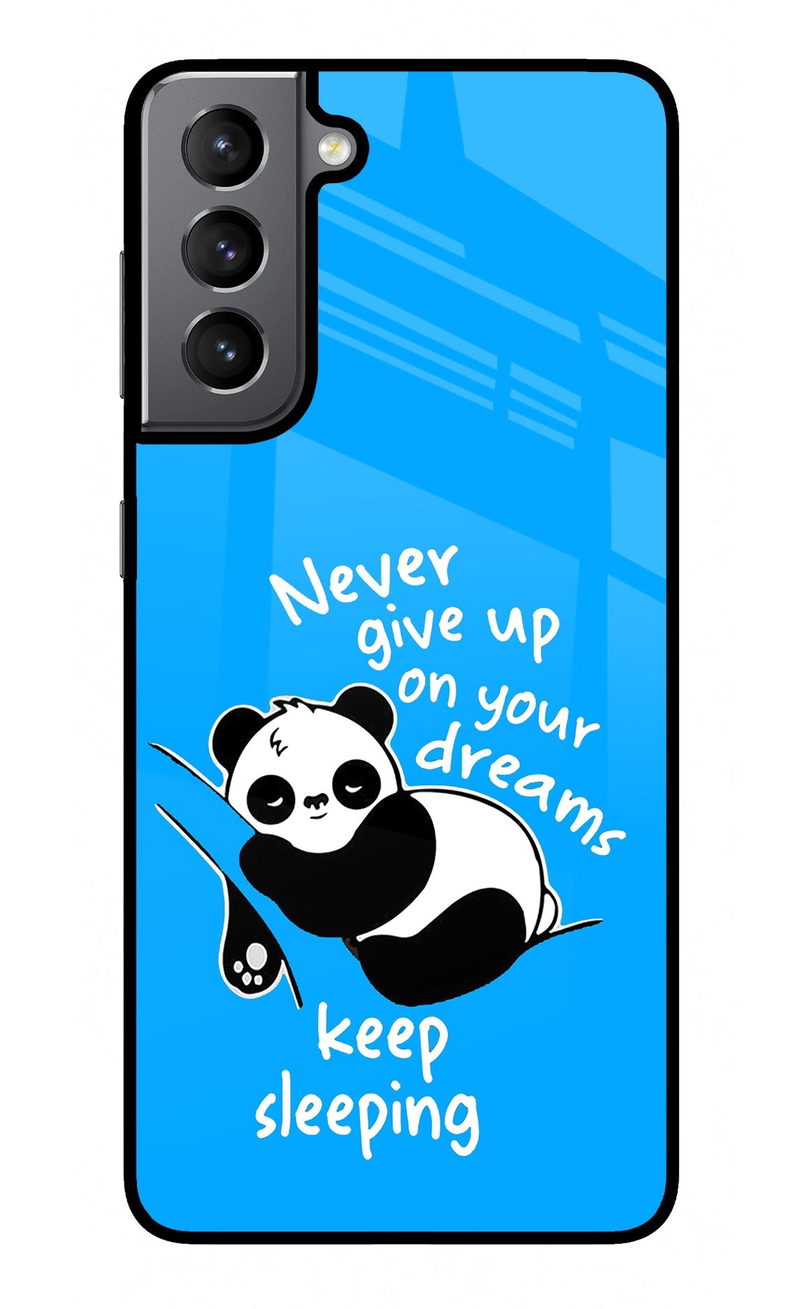 Keep Sleeping Samsung S21 Glass Case