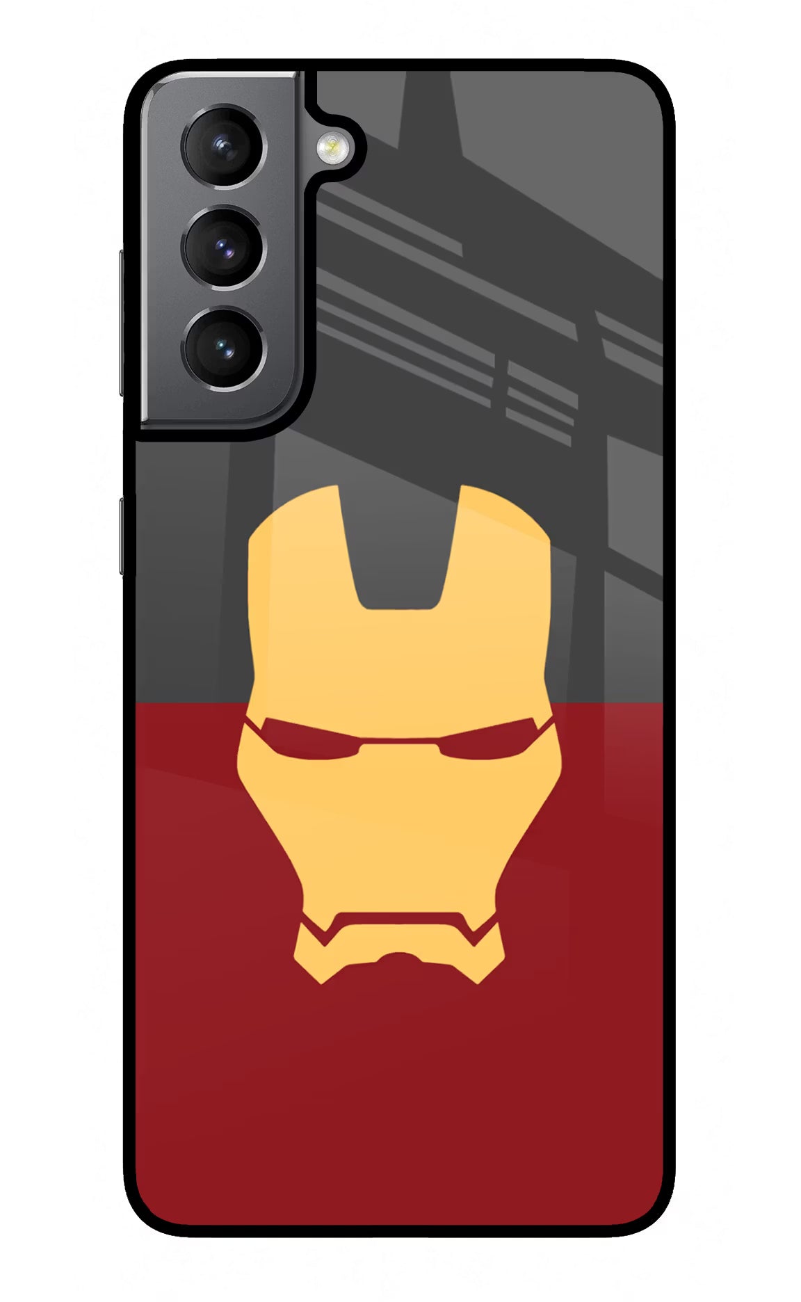 Ironman Samsung S21 Glass Case Back Cover by Casekaro