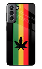 Weed Flag Samsung S21 Glass Case