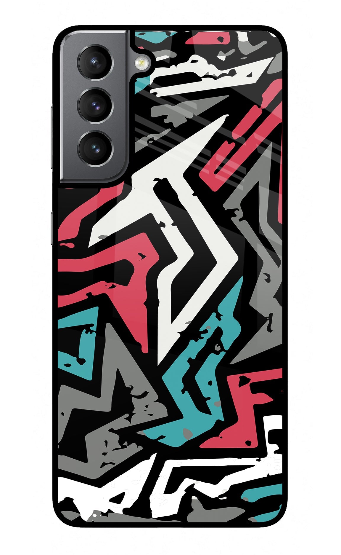 Geometric Graffiti Samsung S21 Back Cover