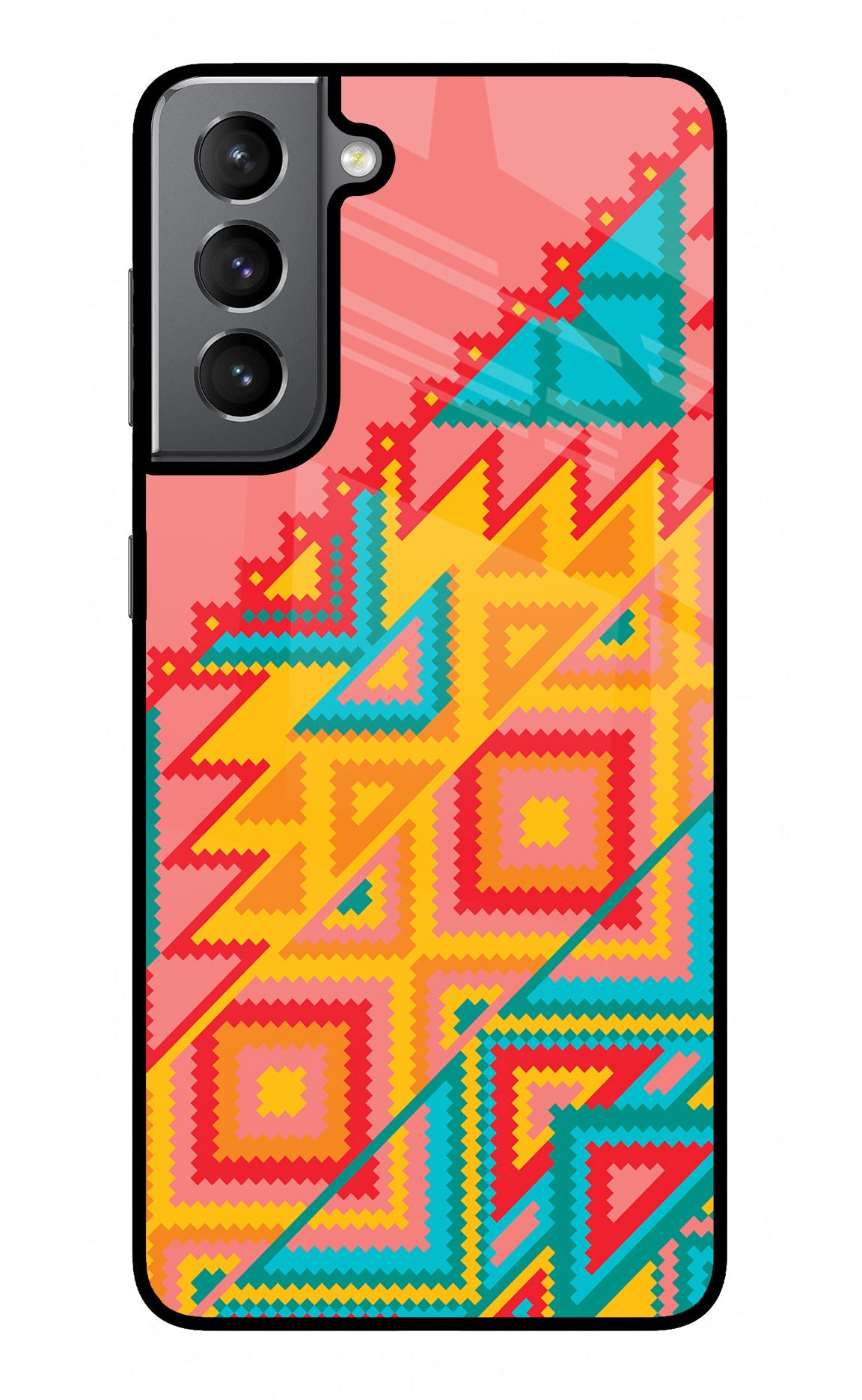 Aztec Tribal Samsung S21 Glass Case