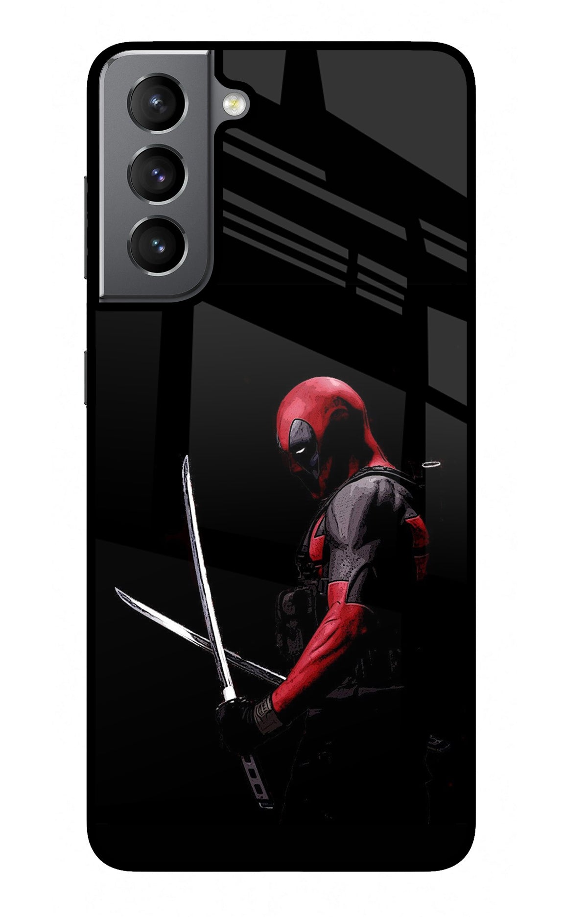 Deadpool Samsung S21 Glass Case