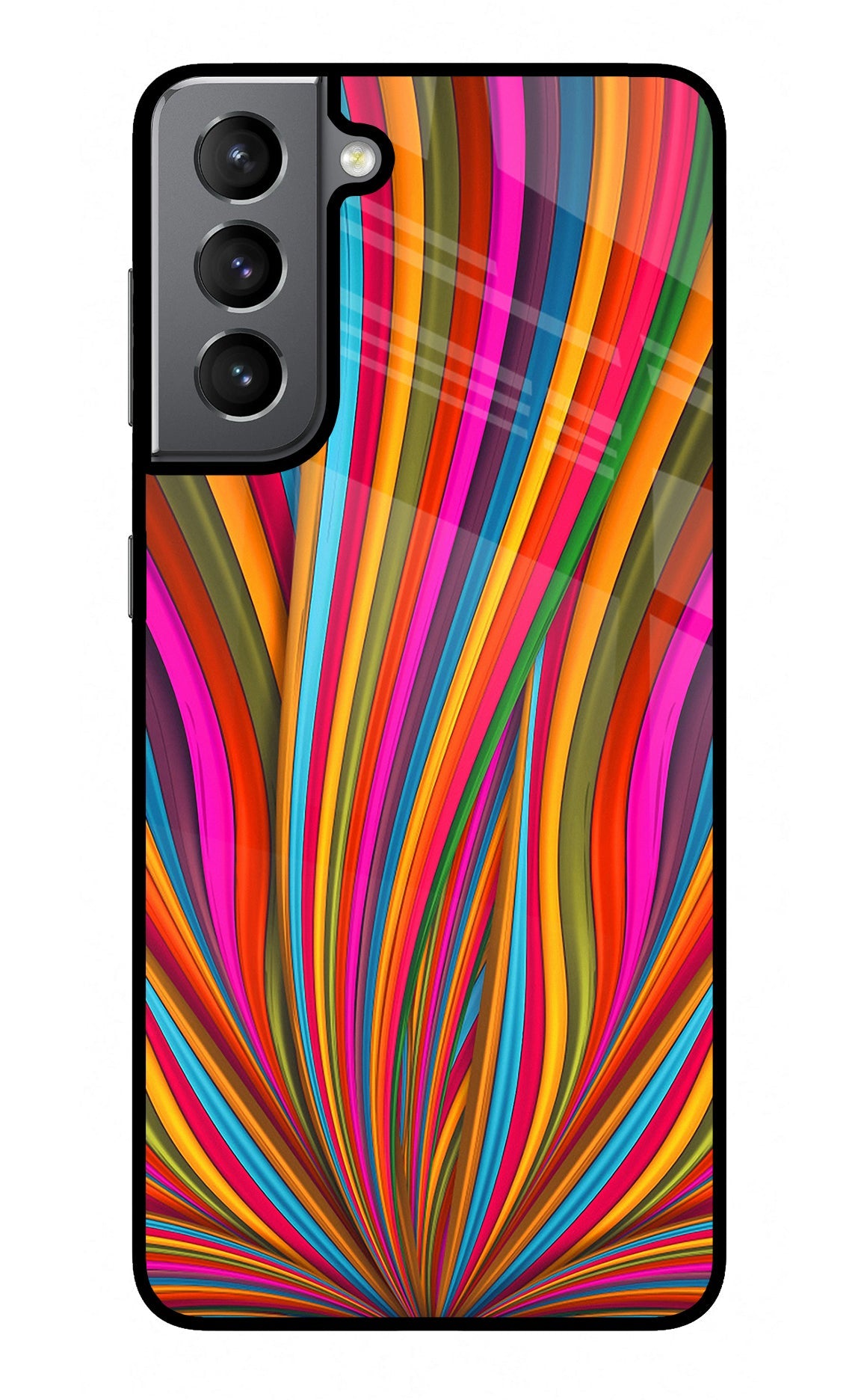 Trippy Wavy Samsung S21 Back Cover