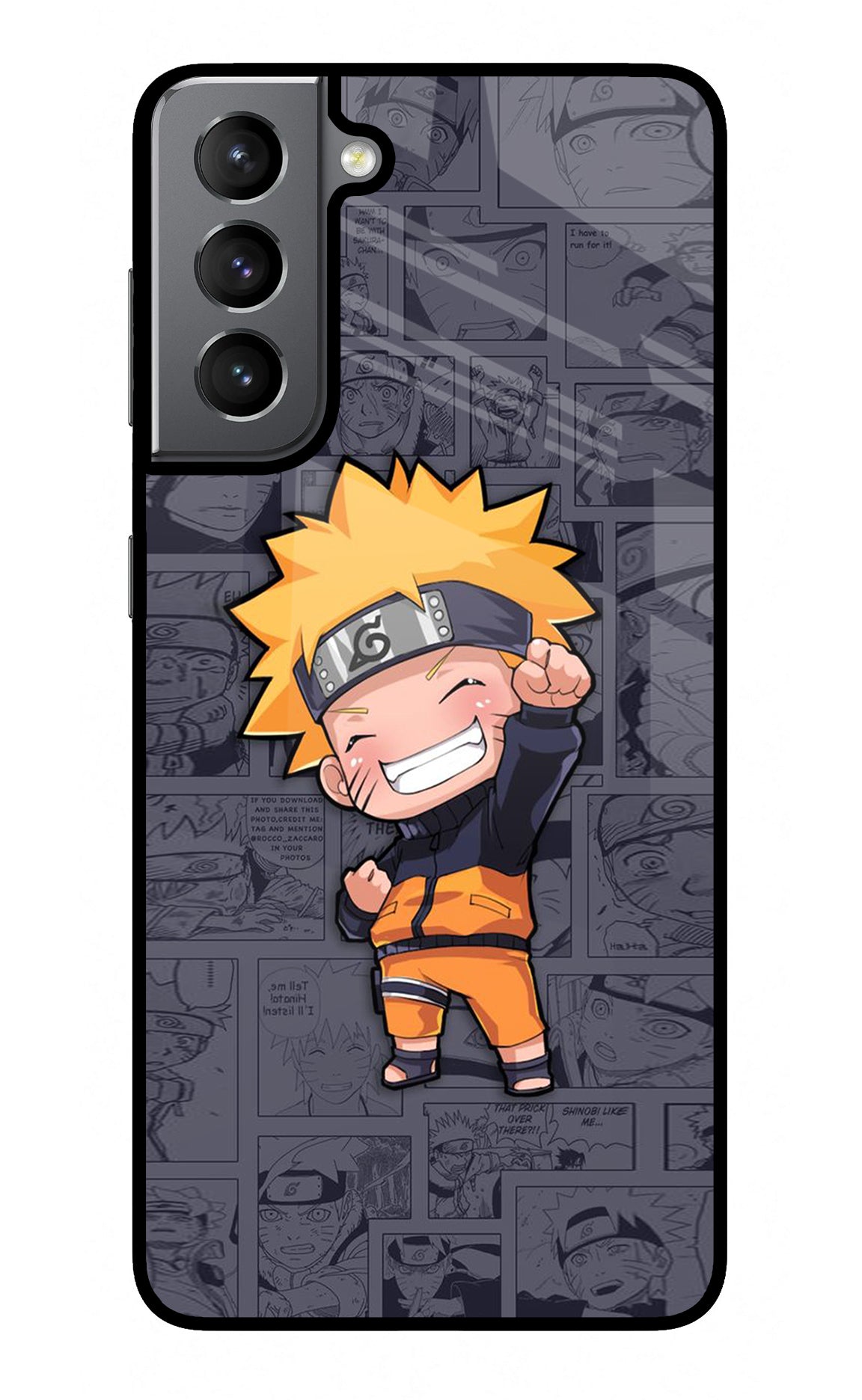 Chota Naruto Samsung S21 Glass Case