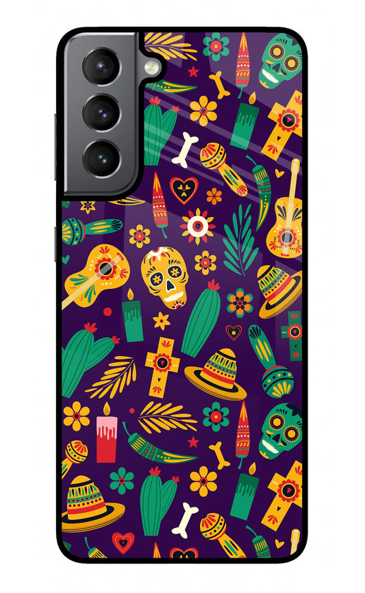 Mexican Artwork Samsung S21 Glass Case