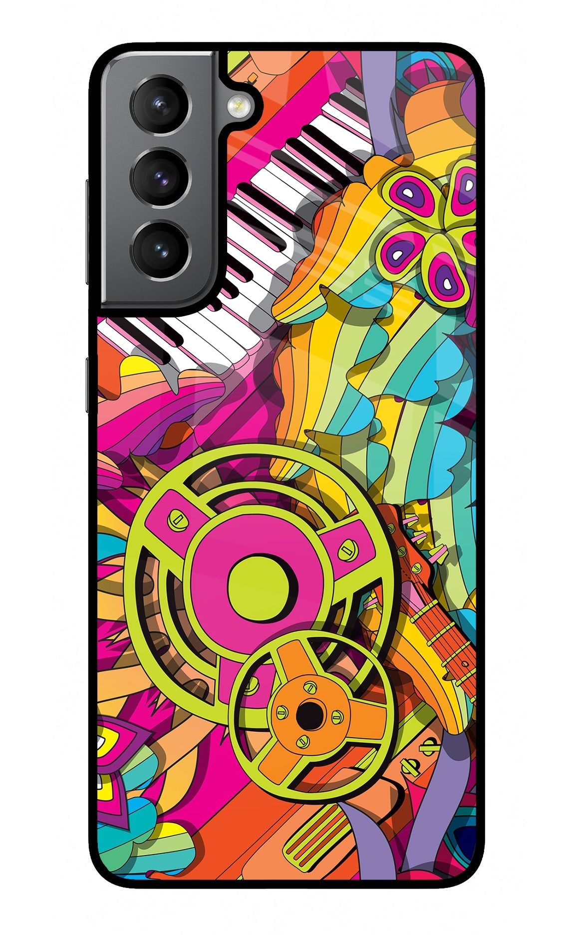 Music Doodle Samsung S21 Back Cover