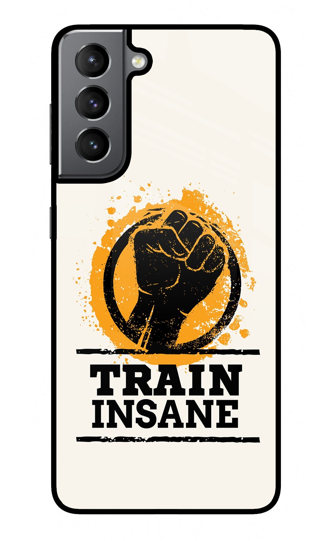 Train Insane Samsung S21 Glass Case