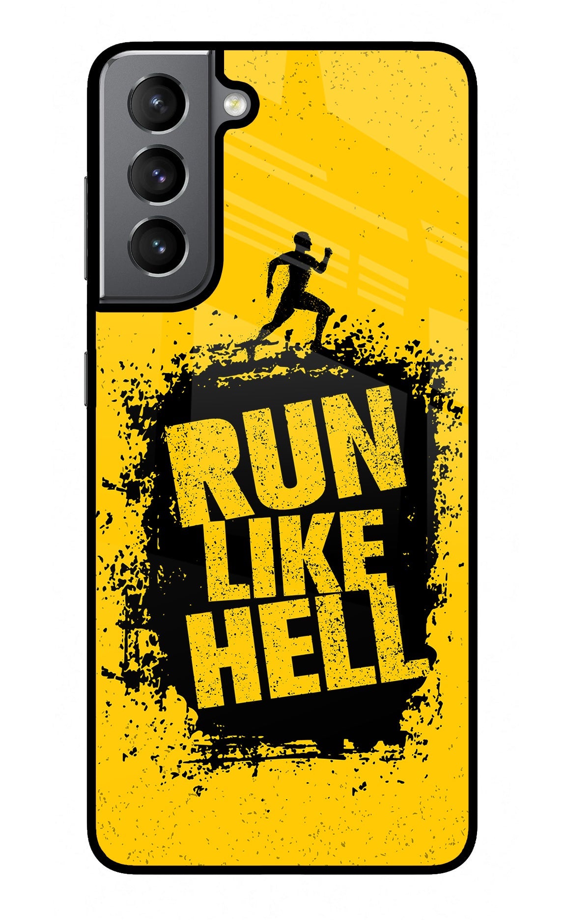 Run Like Hell Samsung S21 Glass Case